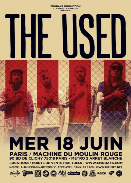 140618_THE USED emodays Paris w