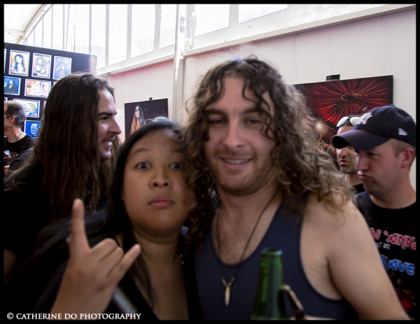 AIRBOURNE EN CONFERENCE DE PRESSE AU HELLFEST LE 20.06.2015