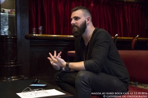 MAGOA ITW au Hard Rock Café le 12.10.2016