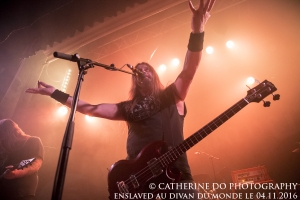 ENSLAVED AU DIVAN DU MONDE LE 04.11.2016 This picture is copyrighted material and all rights are reserved. Do NOT copy without photographer's written consent.